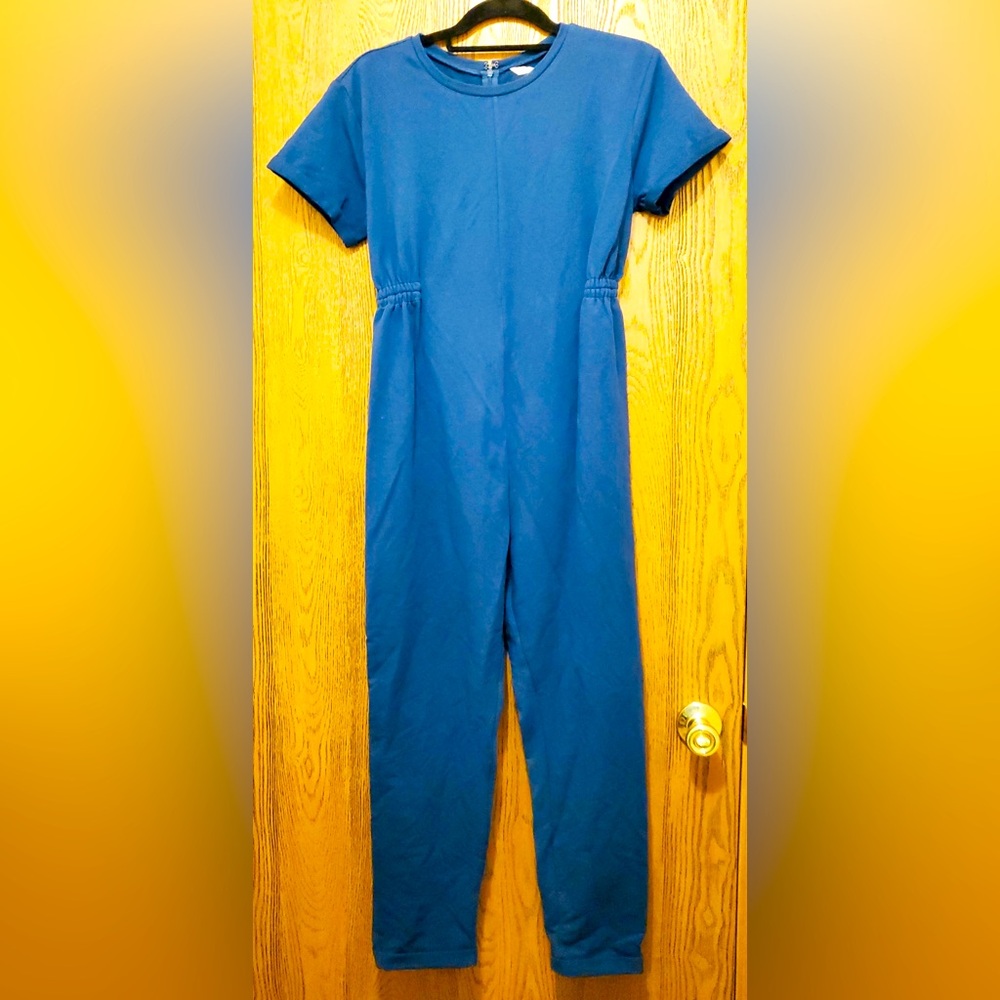 The Nines by HATCH BLue FRENCH TERRY Maternity Jumpsuit Romper | NWT | Size: S - Picture 2 of 15